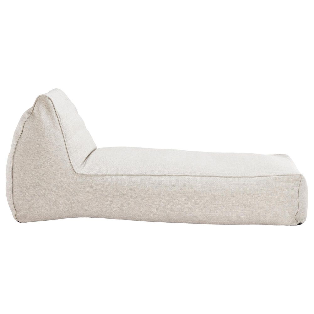 Zuo Modern Kalm Patio Chaise Lounge Chair in Beige, , large