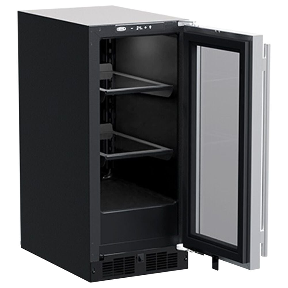 Marvel 2.7 Cu. Ft. Built-In Refrigerator with Frame Glass in Stainless Steel, , large