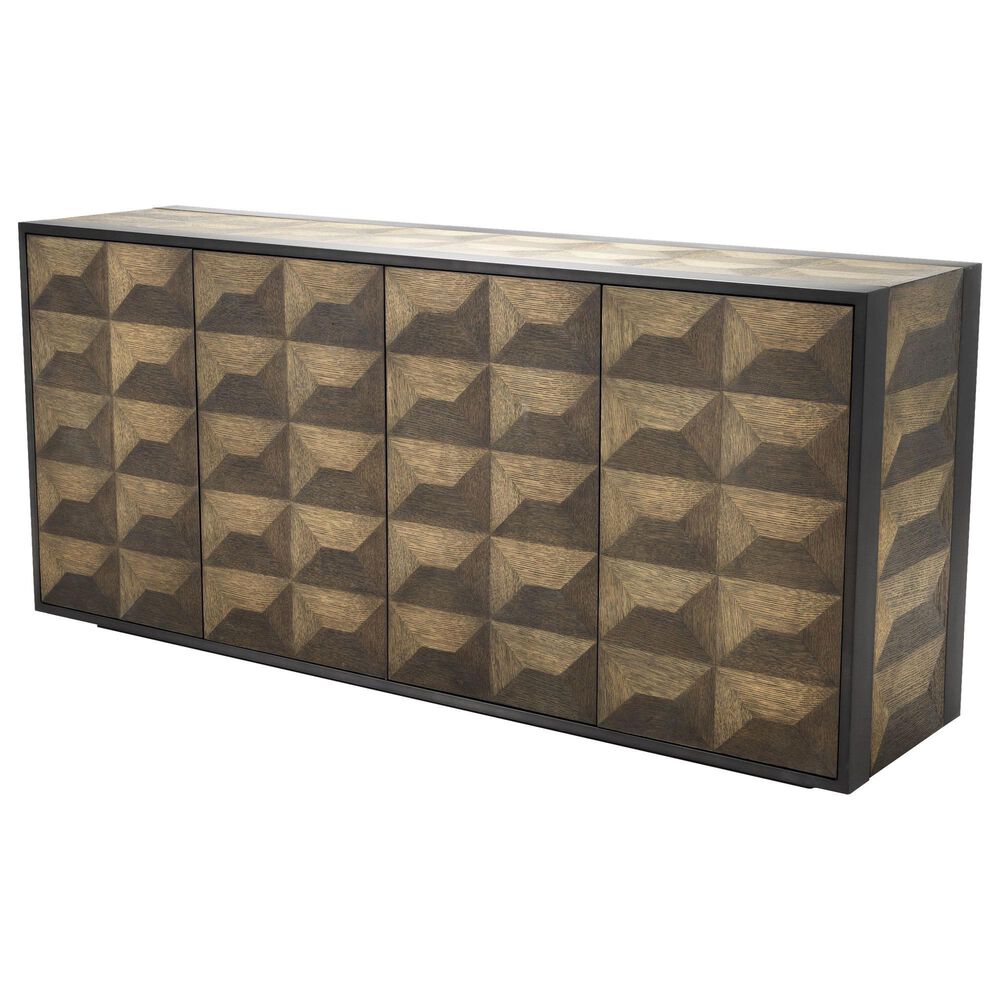Eichholtz Gregorio Sideboard in Oak and Bronze, , large