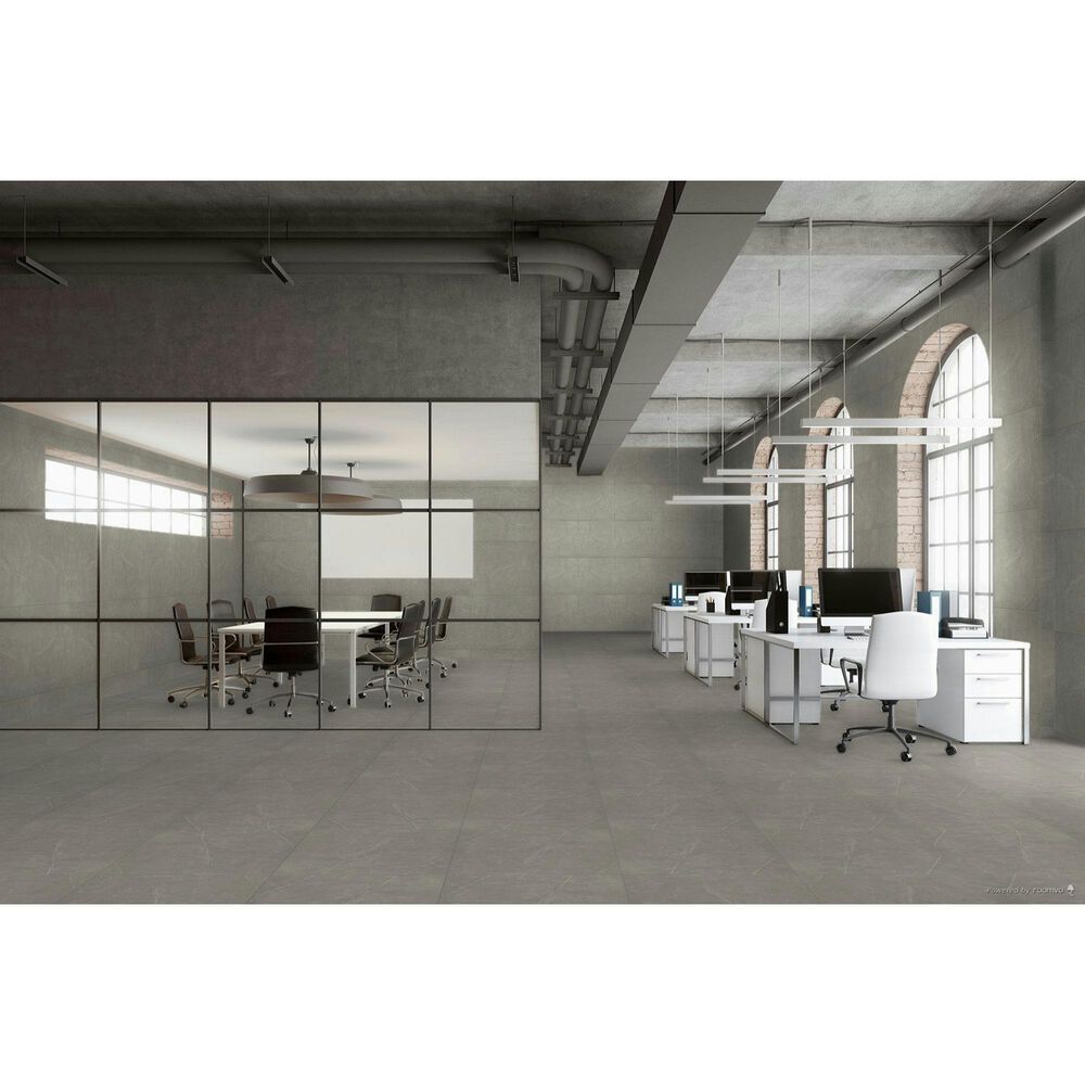 Emser Sterlina II Dove 24&quot; x 47&quot; Matte Porcelain Tile, , large