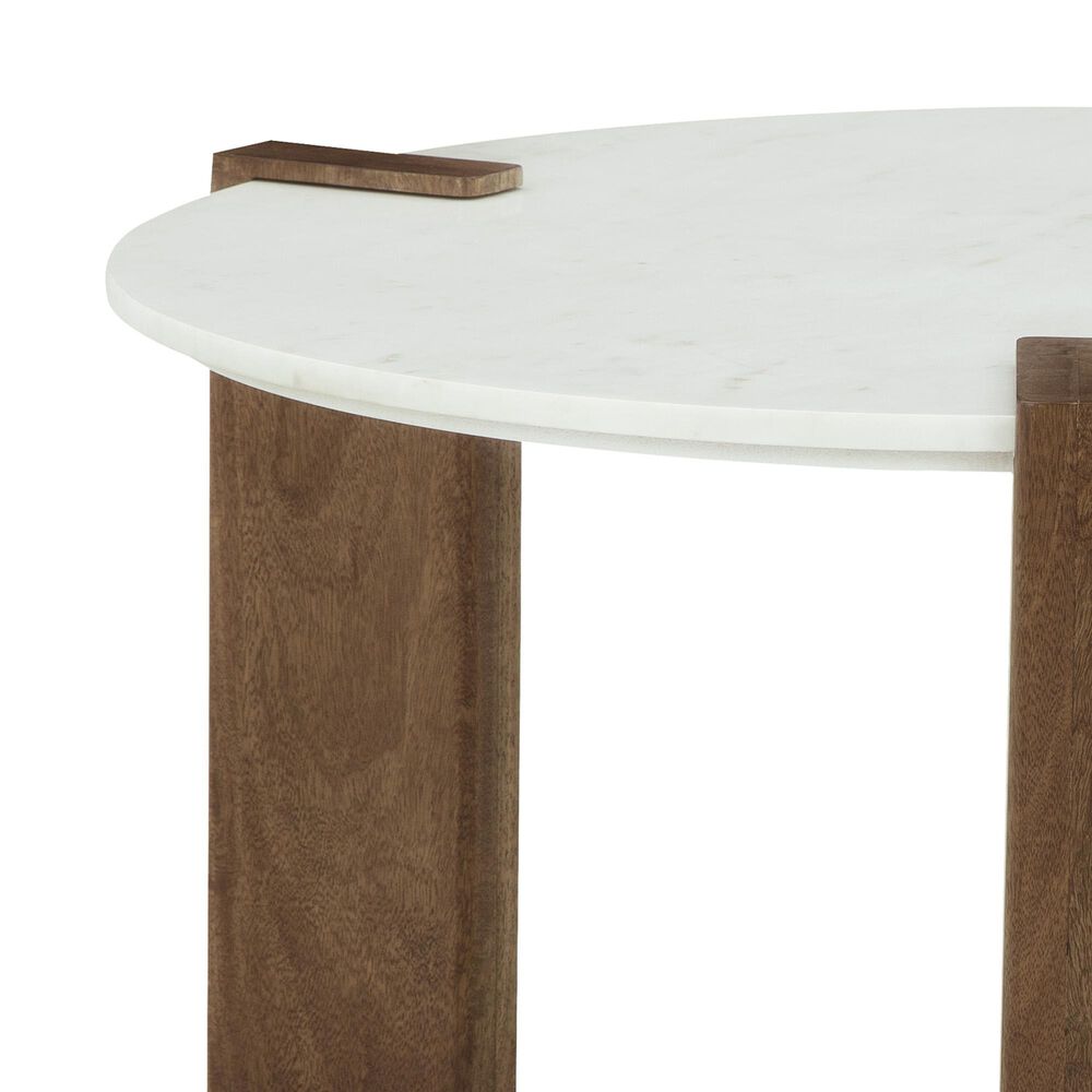 Ashley Isanti Coffee Table in White and Brown, , large