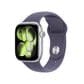 Apple Watch Series 11 (GPS+Cellular) 42mm Silver Aluminum Case with Purple Fog Sport Band - M/L - Silver - (2025)(Pre-Order), , large