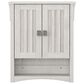 Bush Salinas Bathroom Bathroom Wall Cabinet in Linen White Oak, , large