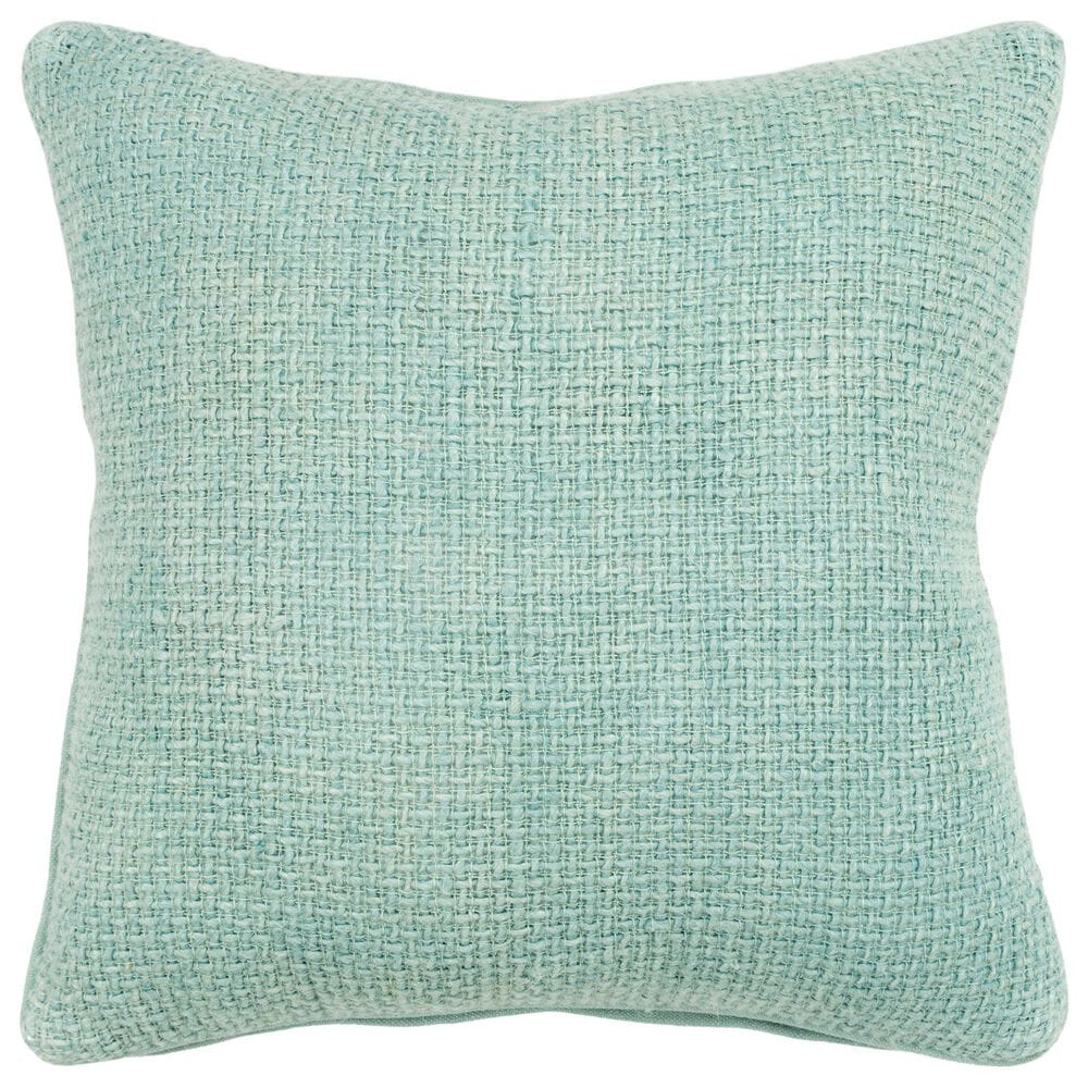 Rizzy Home Solid 20" Pillow Cover in Teal, , large