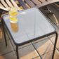 Loni Birch Side Table in Black, , large