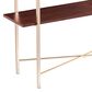 Southern Enterprises Ardmillan Storage Console Table in Brass, Tobacco, and White, , large