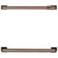 Cafe Undercounter Refrigeration Handle Kit in Brushed Copper, , large
