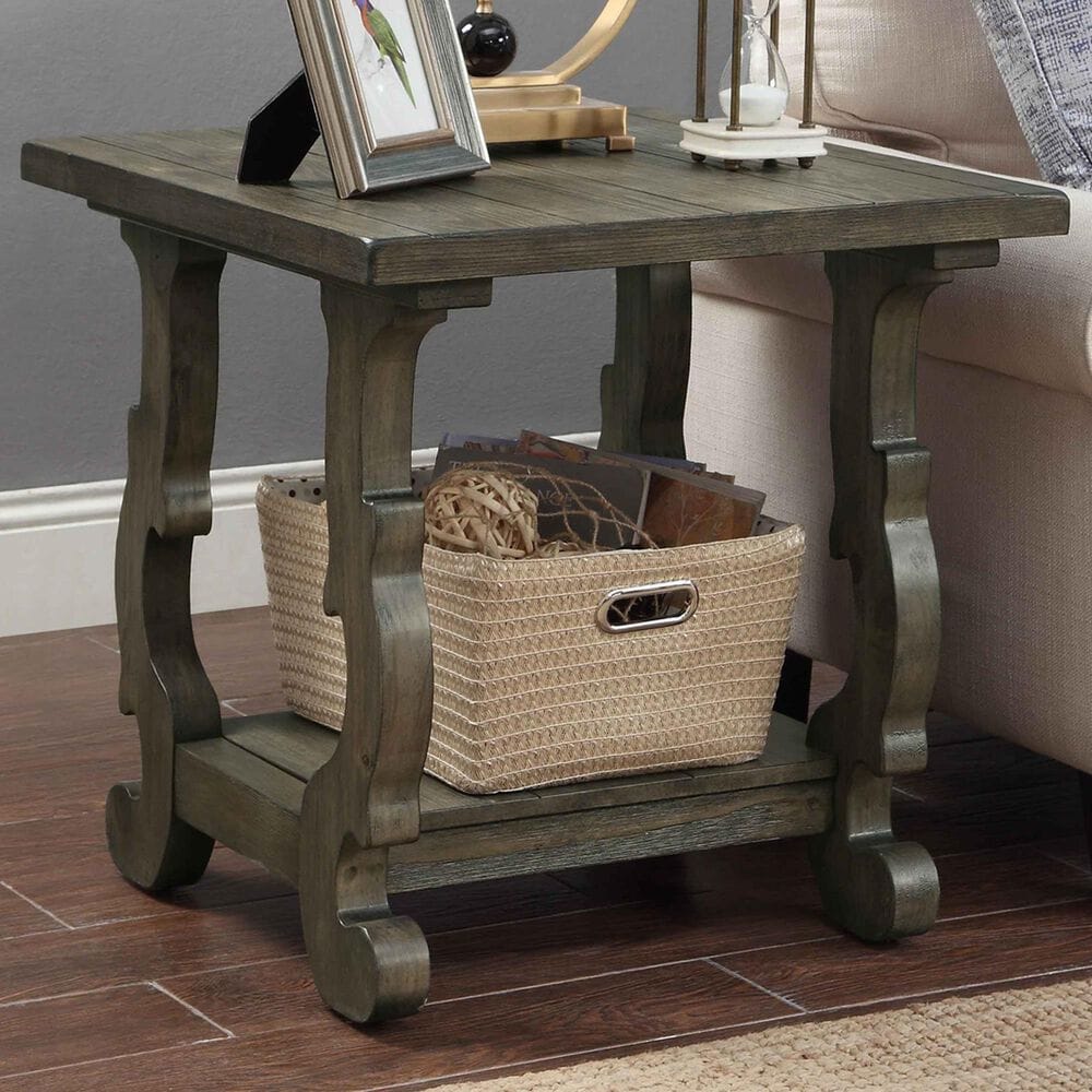 Shell Island Furniture Orchard Park End Table in Orchard Brown, , large