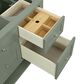 James Martin Vanities Breckenridge 60" Single Bathroom Vanity in Smokey Celadon with 3 cm White Zeus Quartz Top and Rectangular Sink, , large
