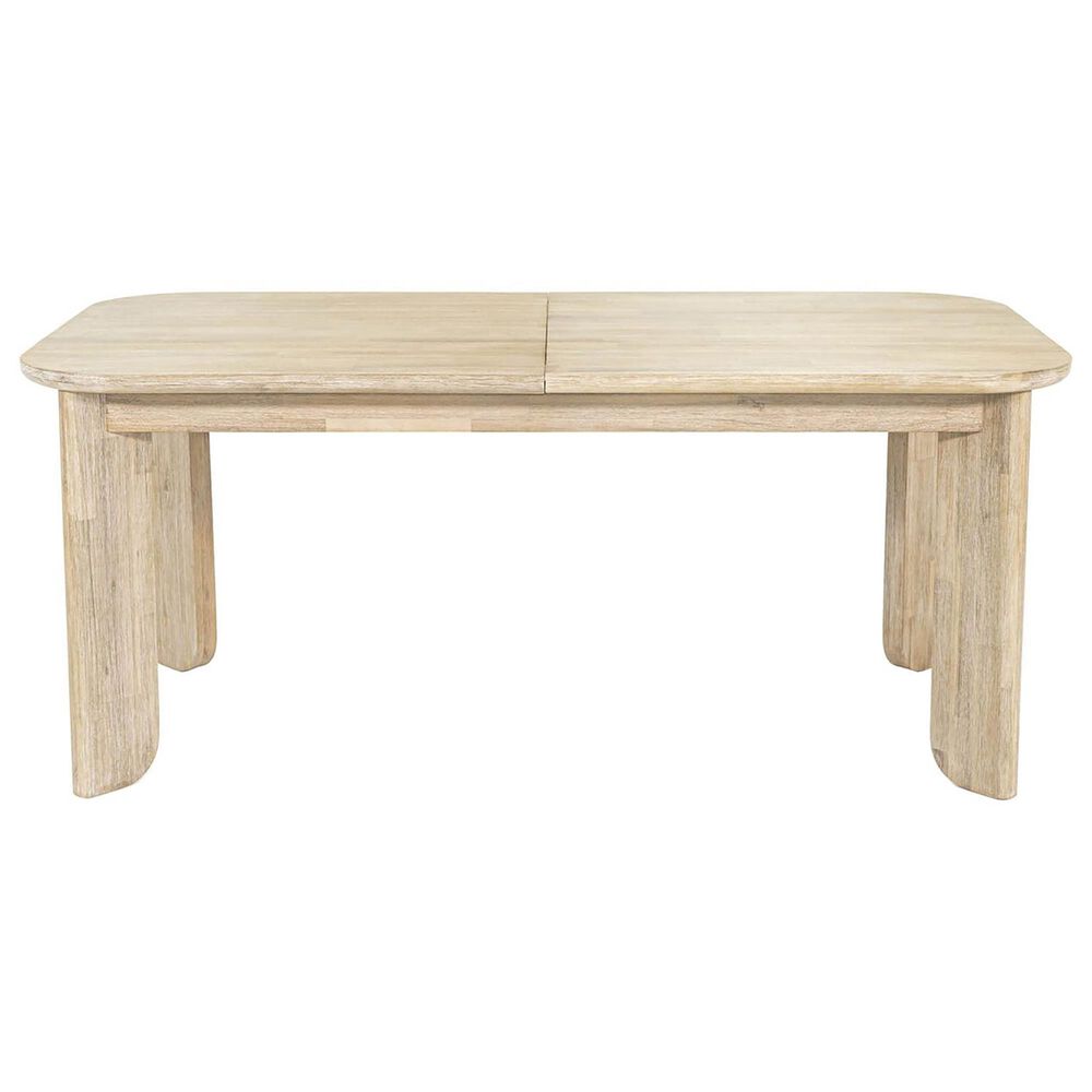 LH Imports Haru Extension Dining Table in Sand Wash  - Table Only, , large