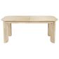 LH Imports Haru Extension Dining Table in Sand Wash  - Table Only, , large