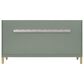 James Martin Vanities Chicago 60" Single Bathroom Vanity in Smokey Celadon with 3 cm Ethereal Noctis Quartz Top, Rectangular Sink and FreePower Wireless Charger, , large