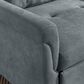 HOMLUX 35"W Convertible Armchair with Lounger and Sofa Bed Function, in Dark Grey, , large