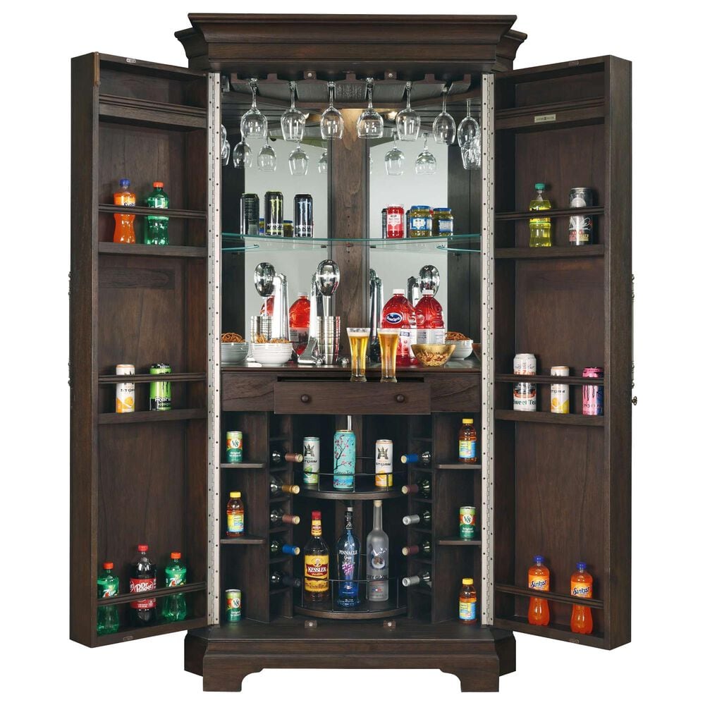 Howard Miller Passport Corner II Wine & Bar Cabinet, , large