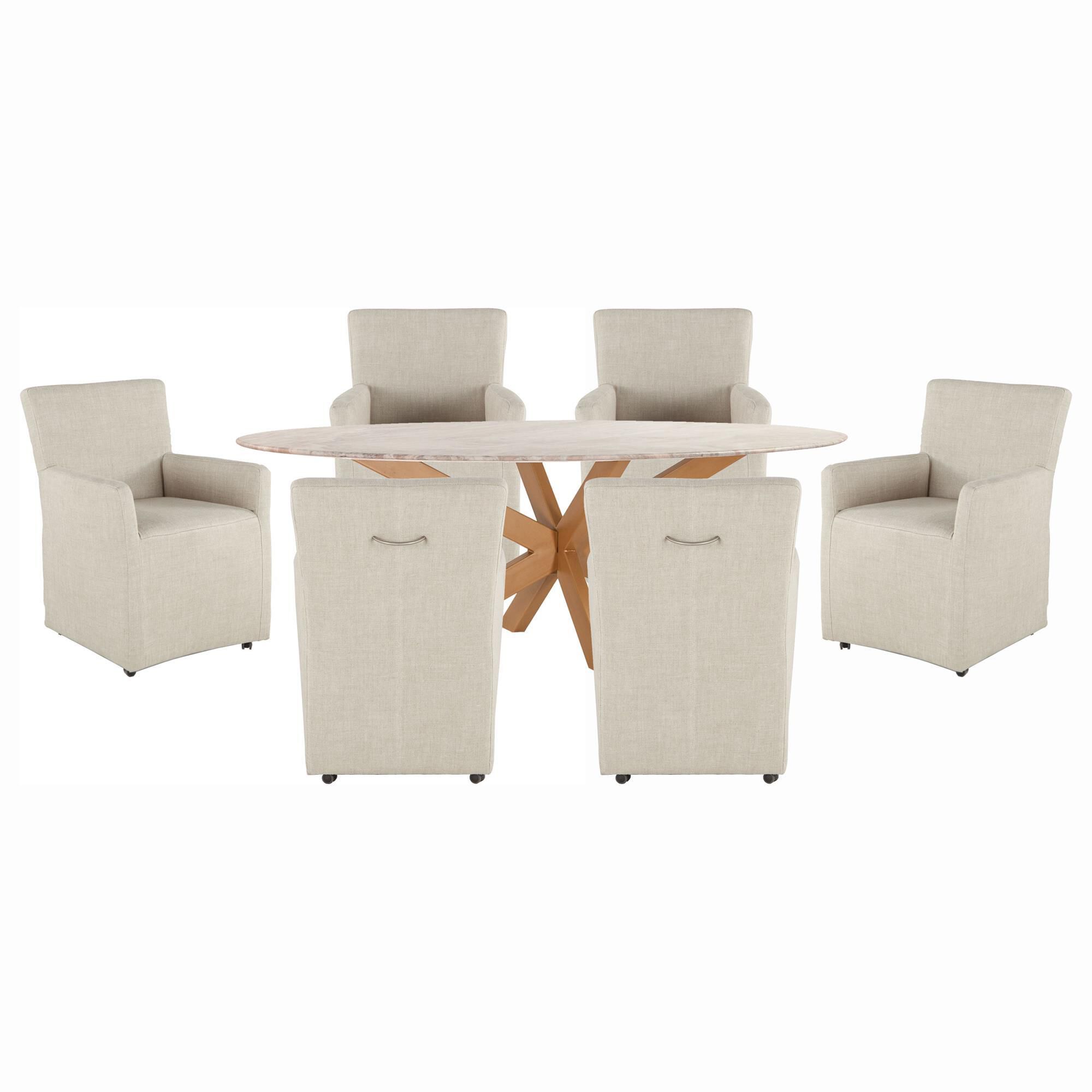 Malibu 7 piece dining discount set