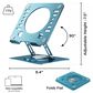 Uncaged Ergonomics Laptop Swivel Stand | Laptop Riser in Silver, , large