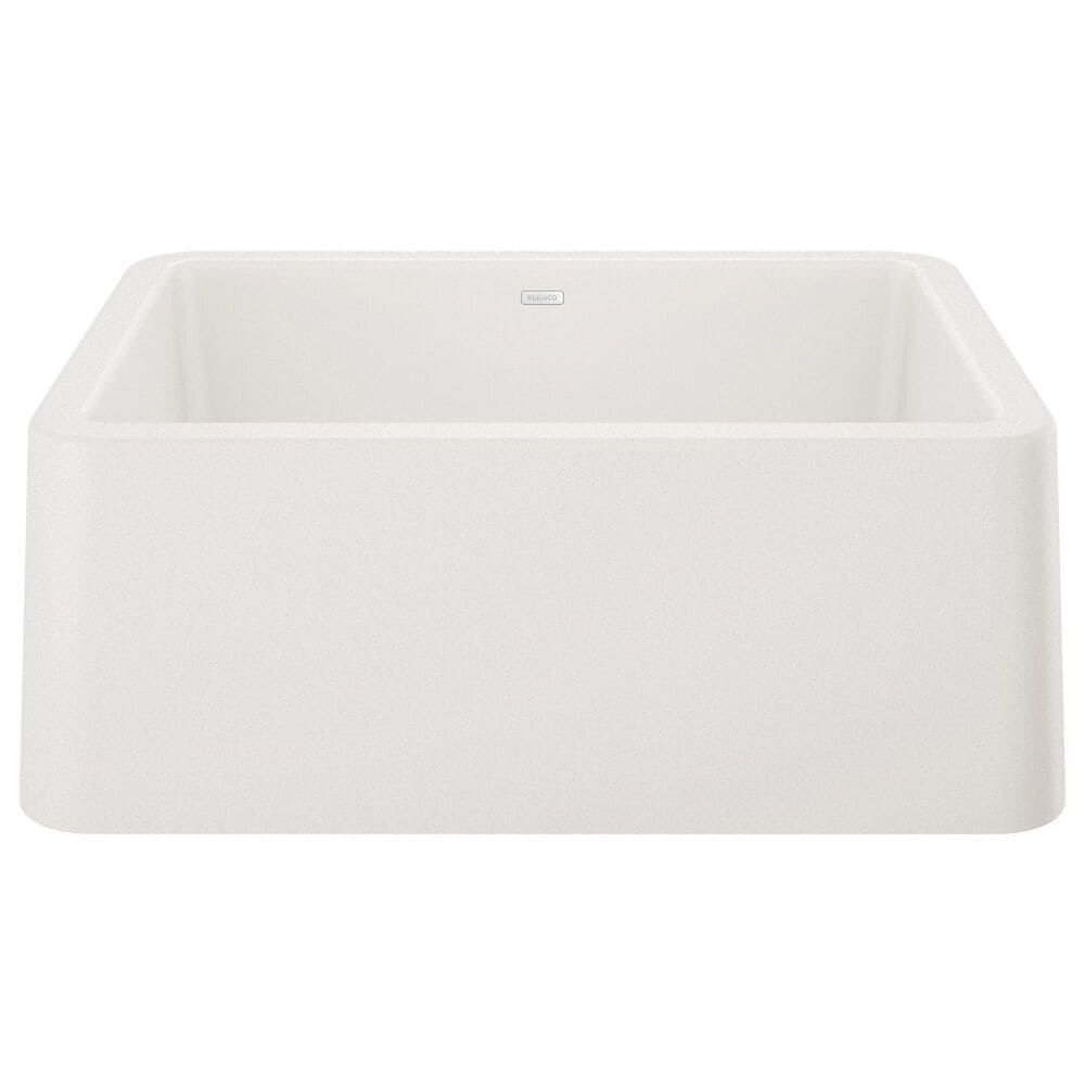 Blanco Ikon 27&quot; Apron Single Bowl Farmhouse Sink in White, , large