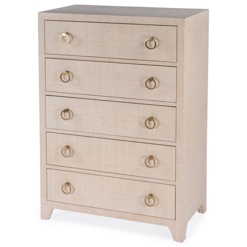 Butler Specialty Company Bar Harbor 6-Drawer Dresser in Natural Raffia, , large