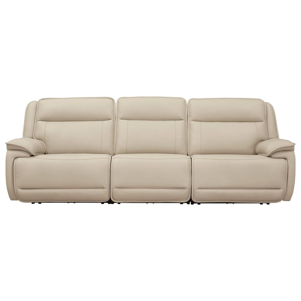 Ashley Double Deal 3-Piece Power Symmetrical Reclining Sectional Sofa in Almond, , large