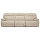 Ashley Double Deal 3-Piece Power Symmetrical Reclining Sectional Sofa in Almond, , large