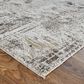 Feizy Vancouver 2"10" x 7"10" Ivory and Charcoal Runner, , large