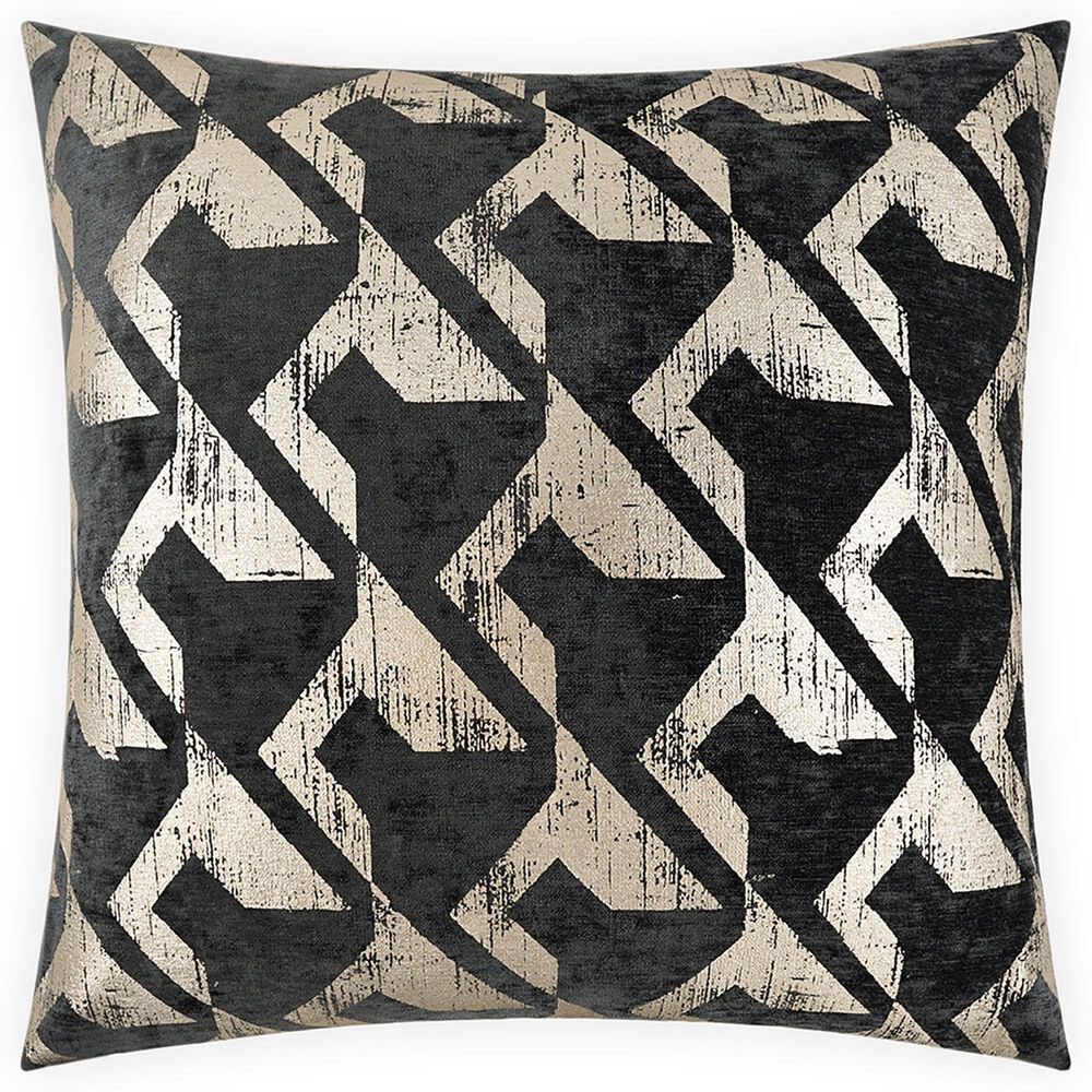 D.V.Kap Inc Berto 24" x 24" Throw Pillow in Ebony, , large