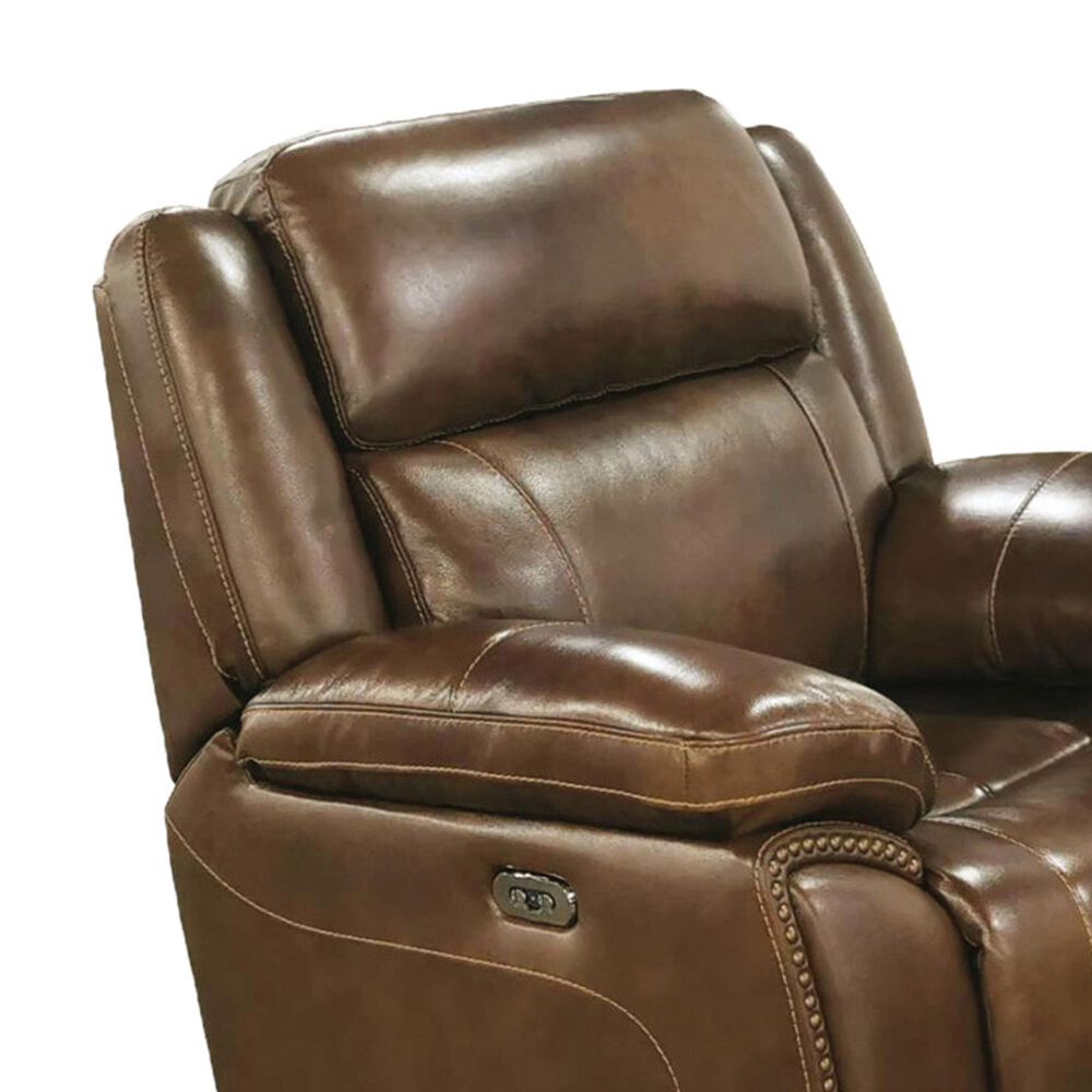 Signature Design by Ashley Trambley Power Recliner with Power Headrest in Walnut, , large