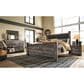 Ashley Wynnlow King Poster Bed in Gray, , large