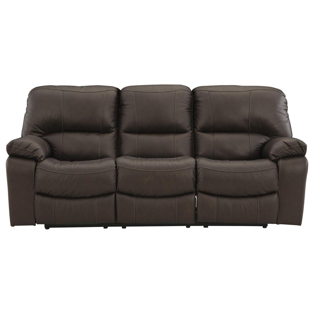 Ashley Leesworth 3-Piece Power Reclining Living Room Set in Dark Brown, , large