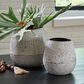 Ashley Claymount 8" Vase in Distressed White and Brown, , large