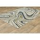 Oriental Weavers Branson 3"3" x 5" Ivory and Blue Area Rug, , large