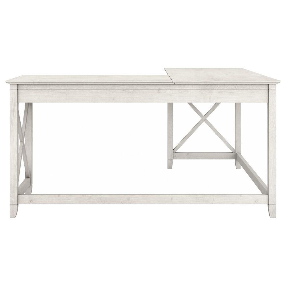 Bush Key West 2-Piece Desk Set with in Linen White Oak, , large