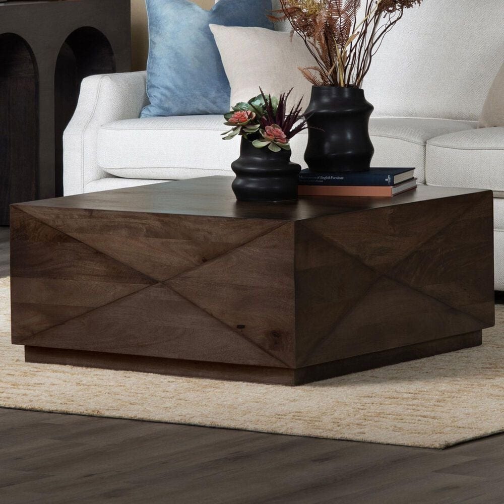 Crestview Collection Atticus Cocktail Table in Brown, , large