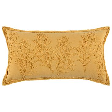 Rizzy Home 14" x 26" Down Filled Throw Pillow in Yellow, , large