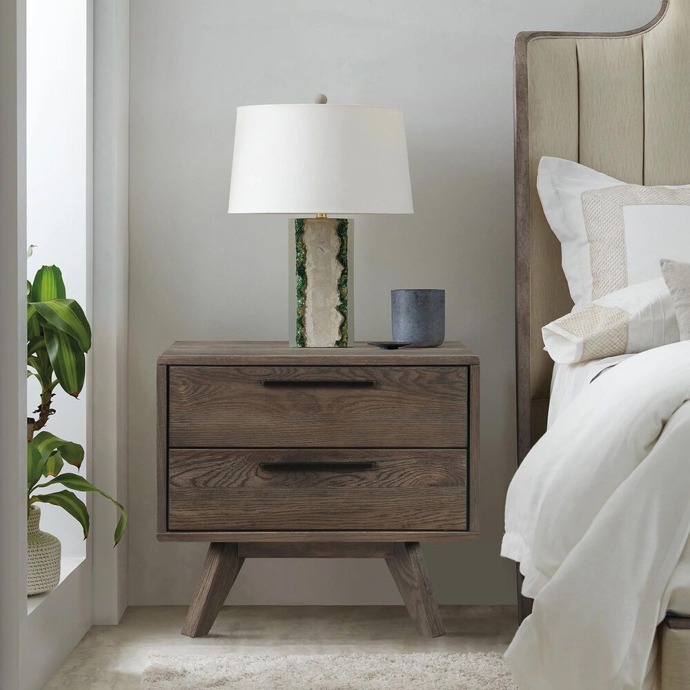 Blue River Astoria 2-Drawer Nightstand in Dark Brown, , large