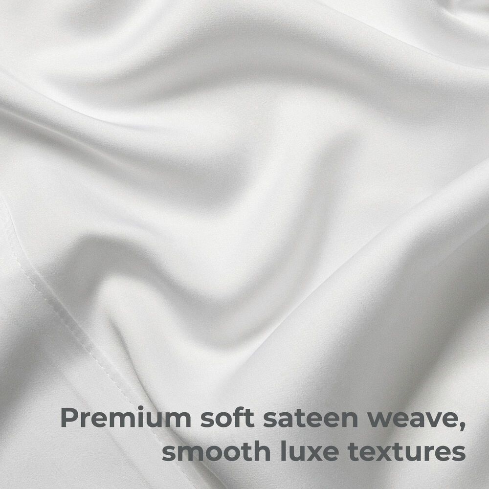 Cariloha Resort 3-Piece Twin XL Sheet Set in White, , large