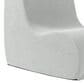 Jaxx Uptown Modern Armless Accent Chair in Boucle Silver, , large
