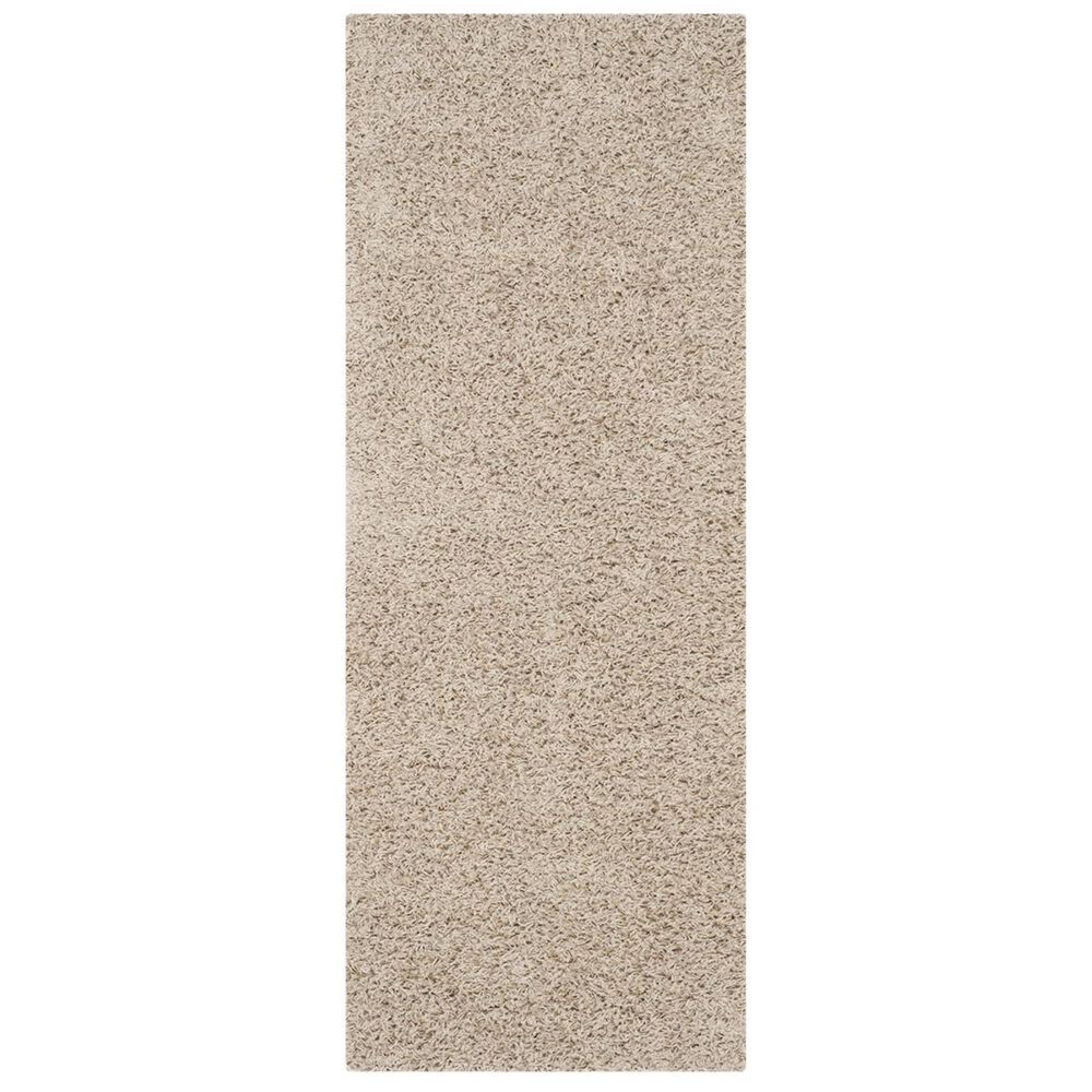 Safavieh Athens Shag SGA119G-28 2"3" x 8" Beige Runner, , large