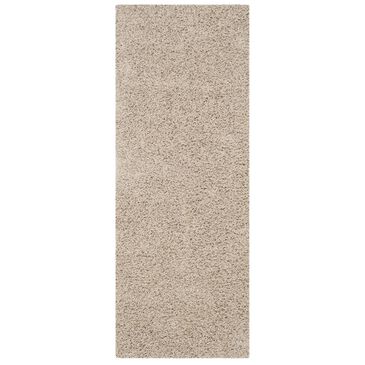 Safavieh Athens Shag SGA119G-28 2"3" x 8" Beige Runner, , large