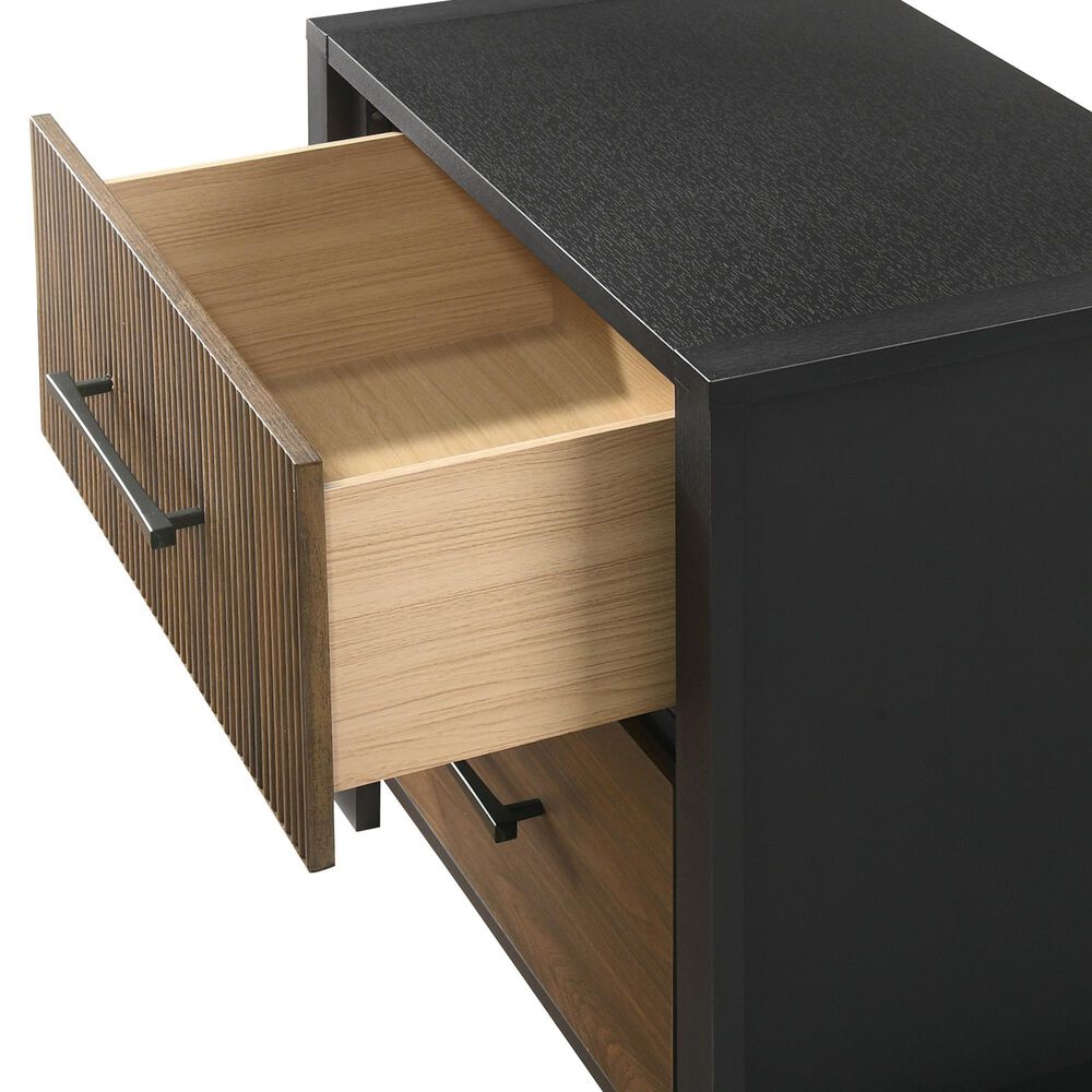 Crown Mark Nemy Nightstand in Brown, , large
