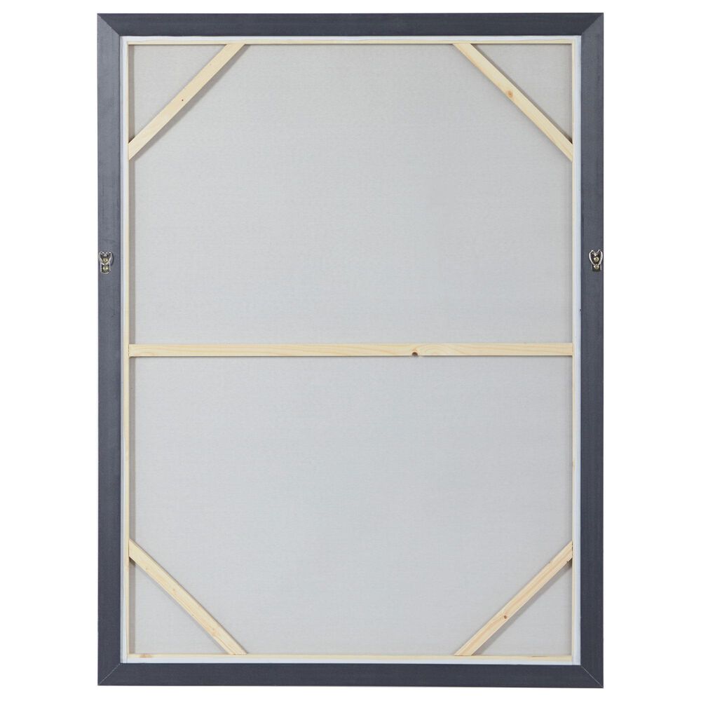 CosmoLiving by Cosmopolitan 40&quot; x 30&quot; Abstract Wall Art in Silver, White, Gold and Gray, , large