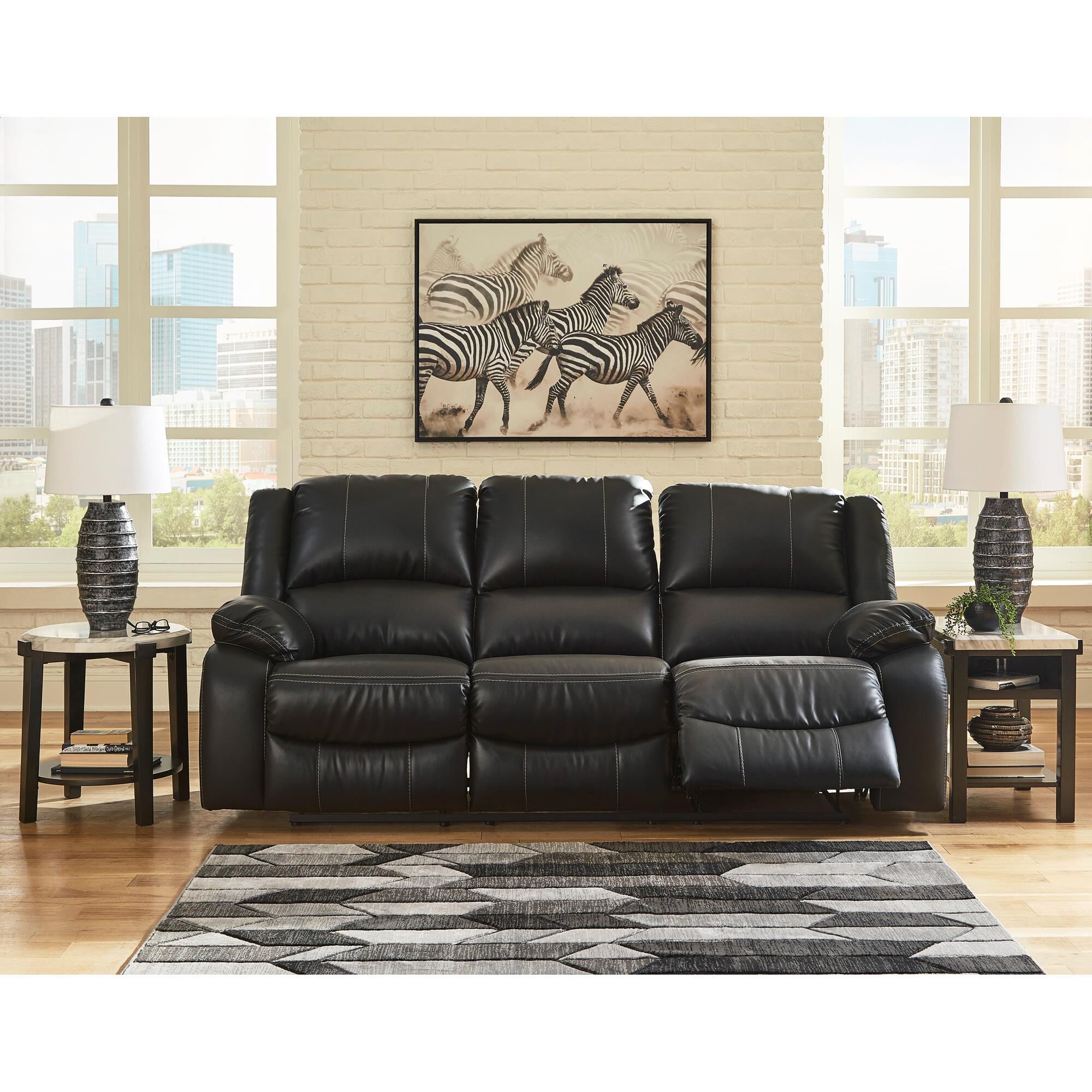 Ashley calderwell store reclining sofa
