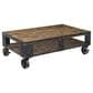Nicolette Home Pinebrook Rectangle Coffee Table in Natural Pine, , large