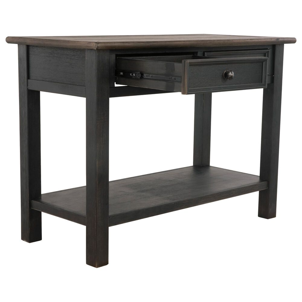 Ashley Tyler Creek Sofa Table in Grayish Brown and Black, , large
