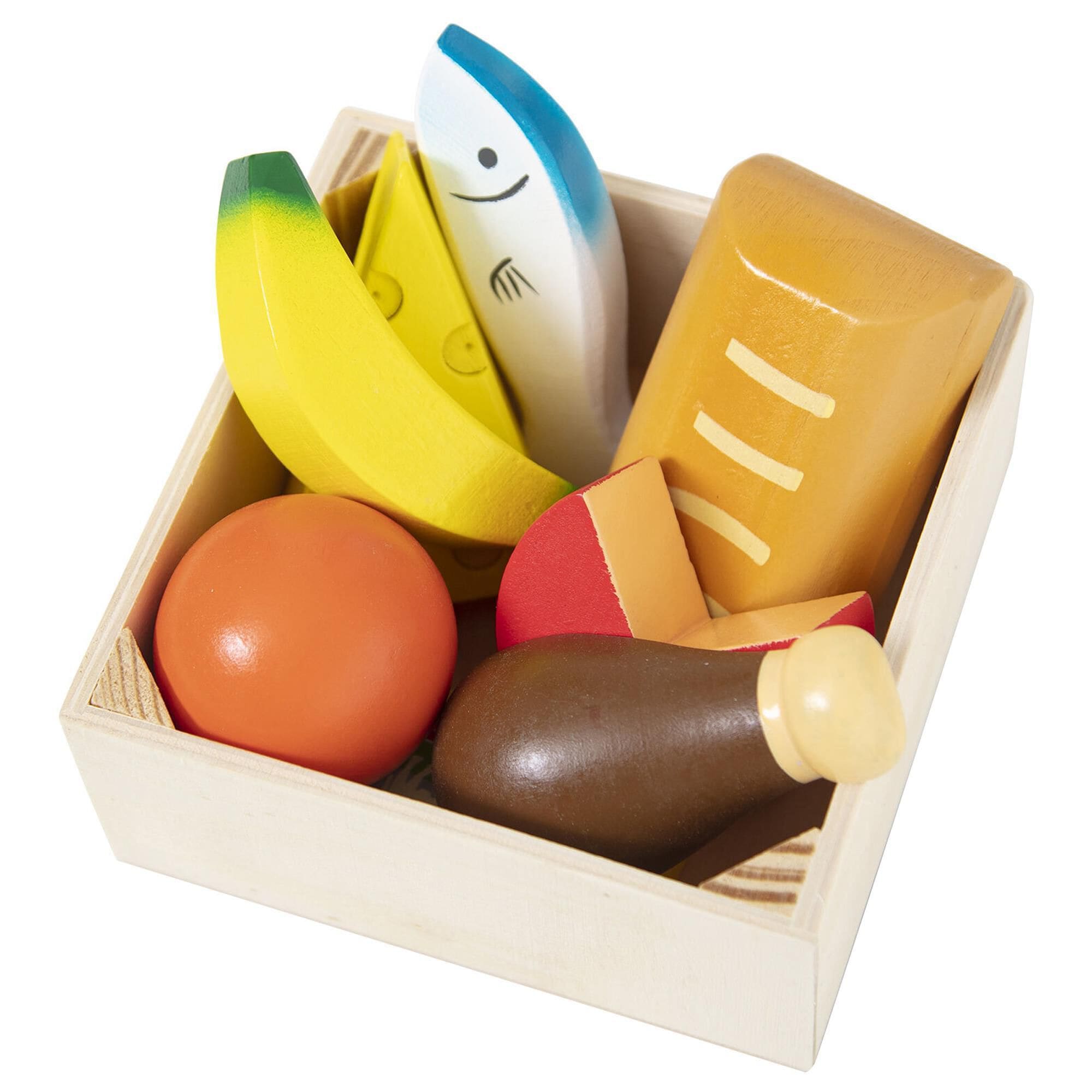Wooden hot sale play food