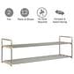 Timberlake 2-Tier Shoe Rack in Gray and White (Set of 2), , large