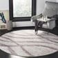 Safavieh Adirondack ADR125L 6" Round Cream and Purple Area Rug, , large