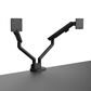 Kanto Dual Monitor Desk Mount for 17" - 35" Displays in Black, , large