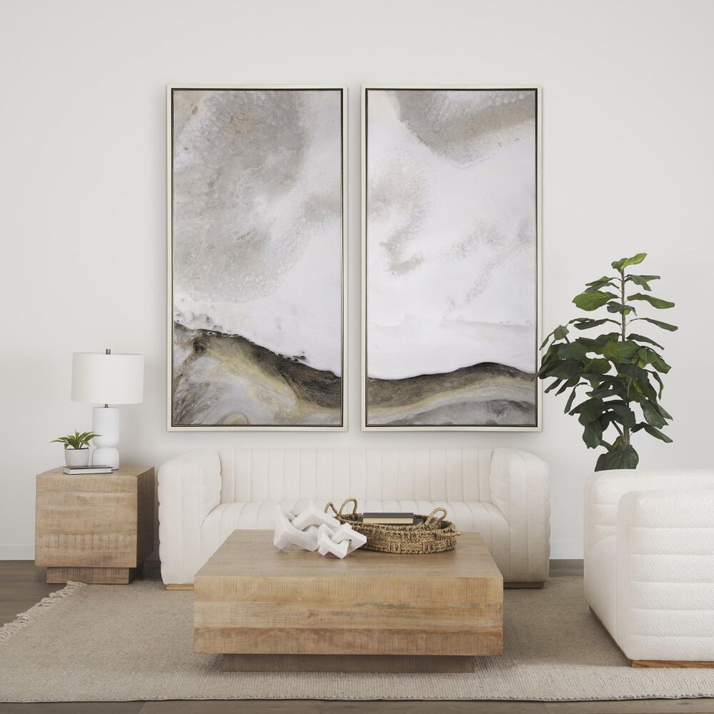 Mercana Furniture &amp; Decor Hayden Square Coffee Table in Light Brown, , large