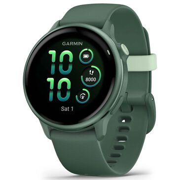 Garmin Vivoactive 6 Smartwatch 42mm Jasper Green Aluminum Case with Jasper Green Band, , large